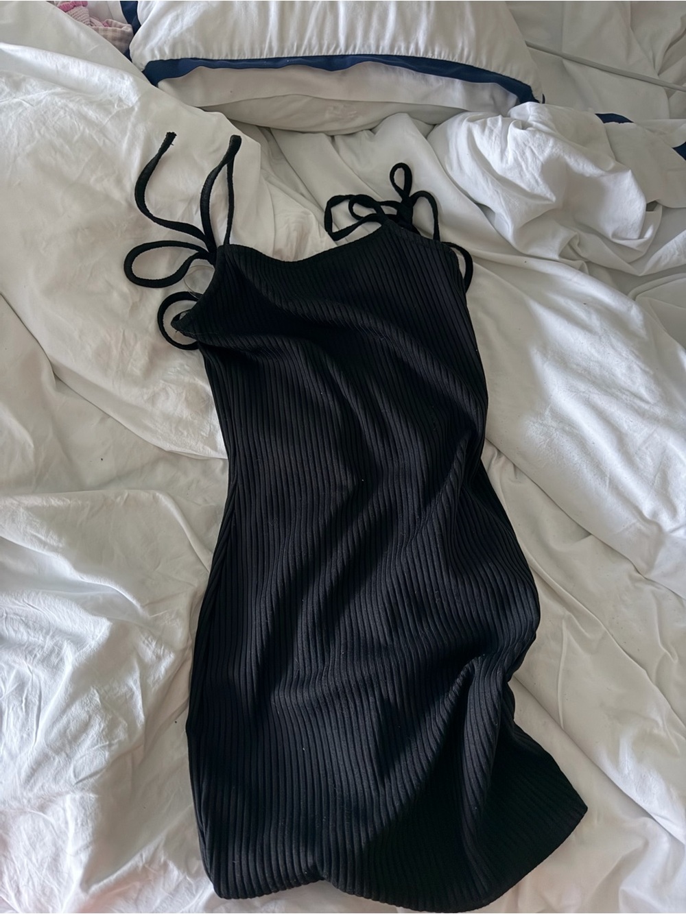 Pacsun Black Mini Tie Dress